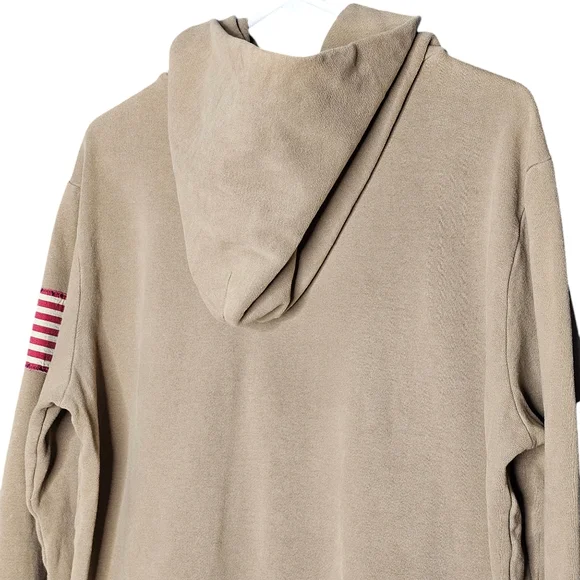 Denim And Supply Ralph Lauren Embroidery Chain Stitch Hoodie Size Med. - Picture 11 of 16